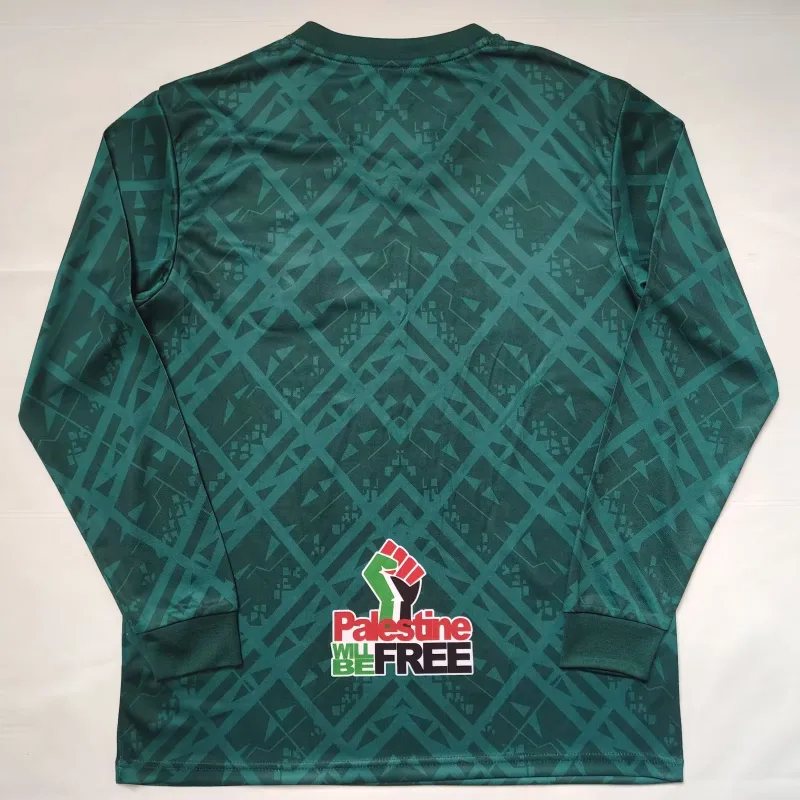 Palestino 2025/26 Shirt Long Sleeve Green — 2