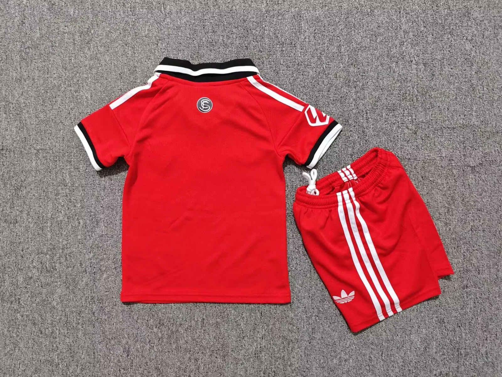 Sevilla 2026/27 Away Kids Kit Red — 2