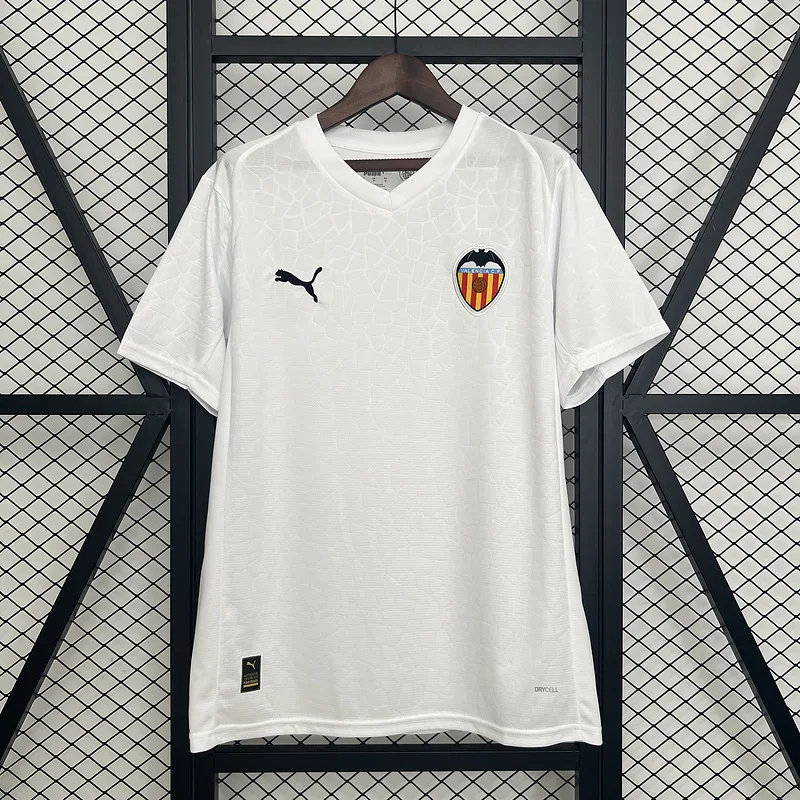 Valencia 2025/26 Domicile Maillot Manches Courtes