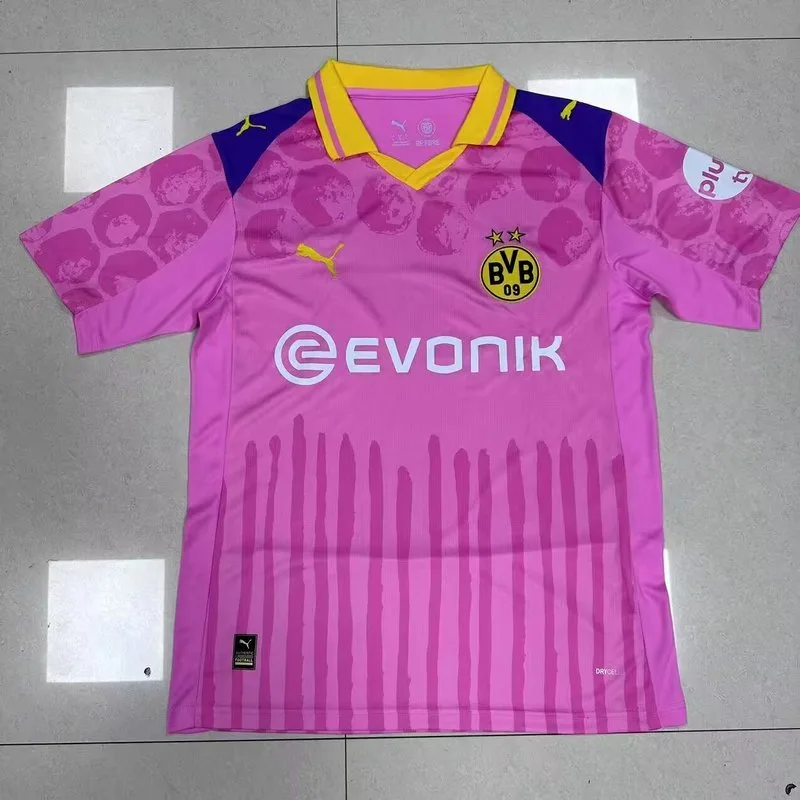 Borussia Dortmund 2025/26 Goalkeeper Shirt Pink — 2