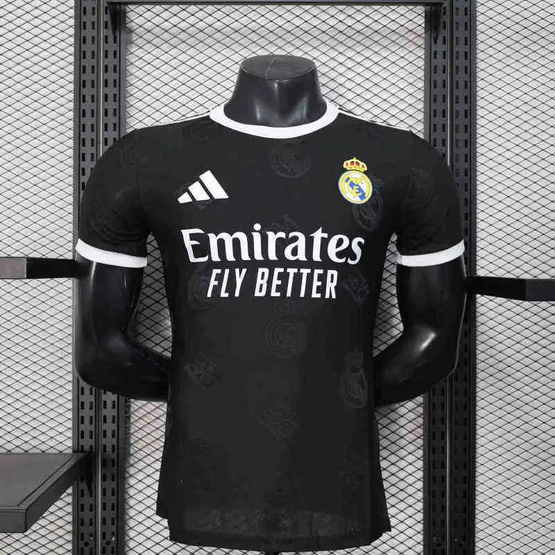 Real Madrid 2025/26 Camiseta Versión Jugador Black