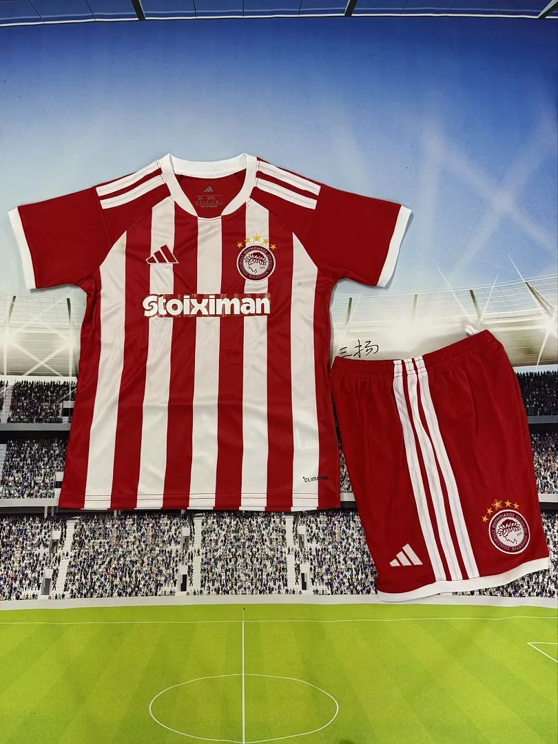 Olympiacos 2026/27 Primera Equipación Conjunto de Niño — 2