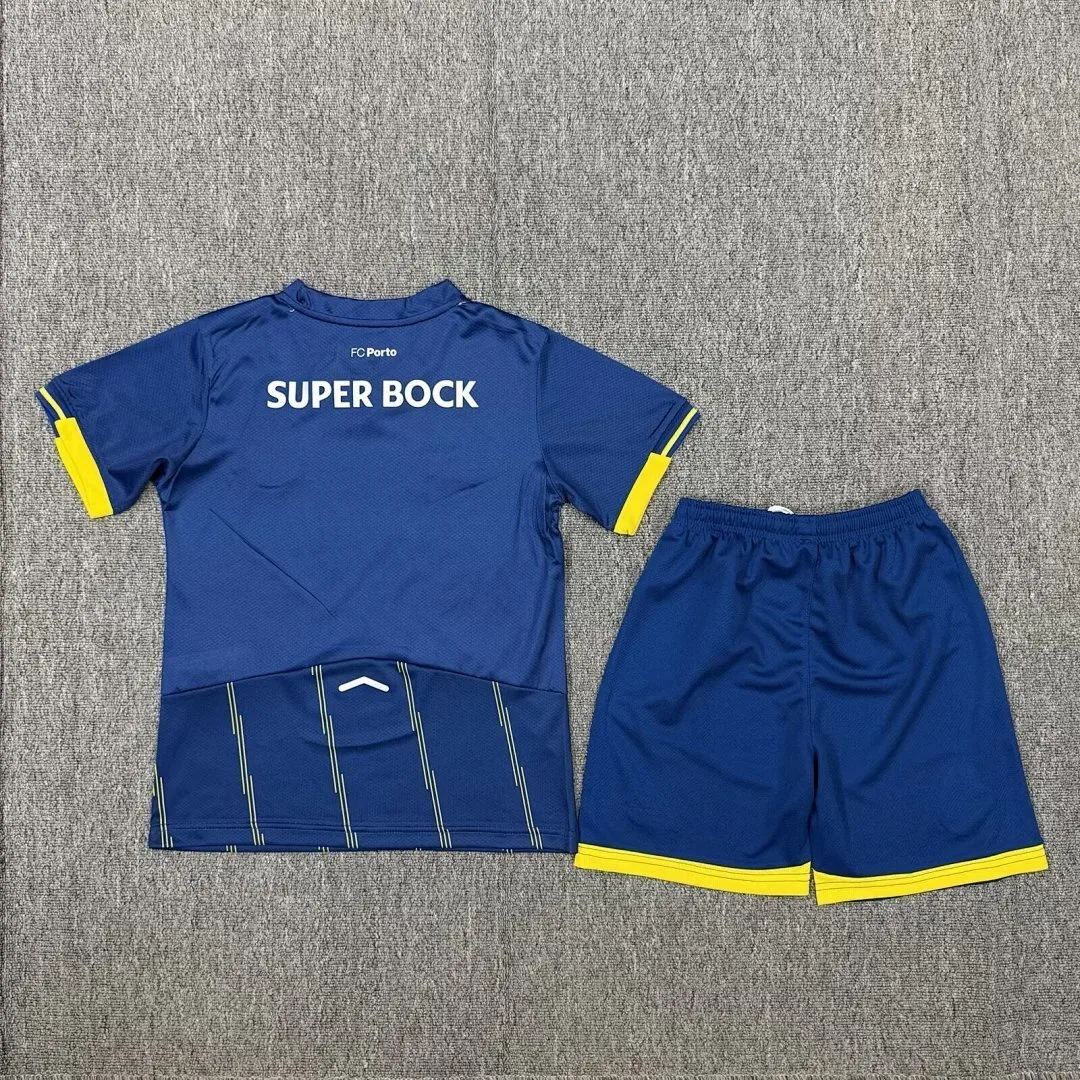 Porto 2025/26 Fourth Kids Kit — 2