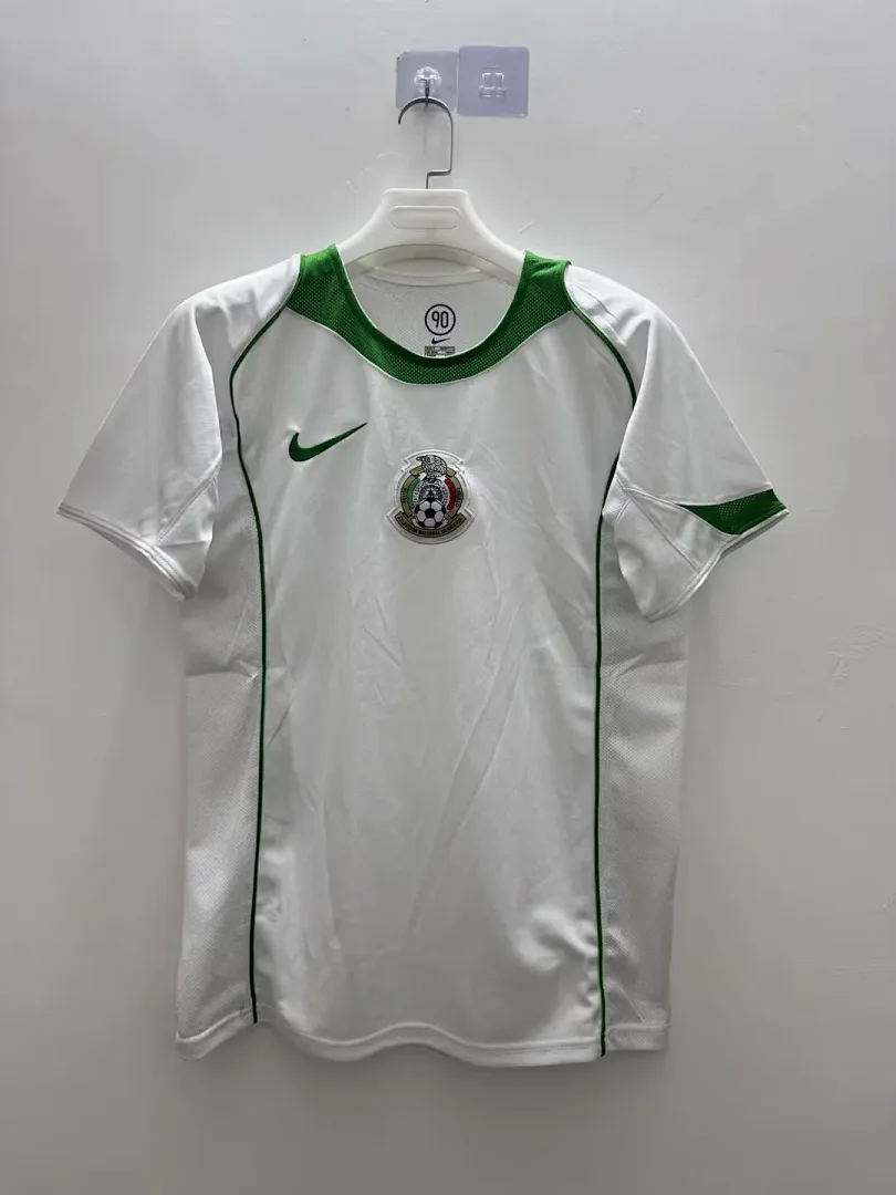 Mexique 2004 Extérieur Maillot White — 2