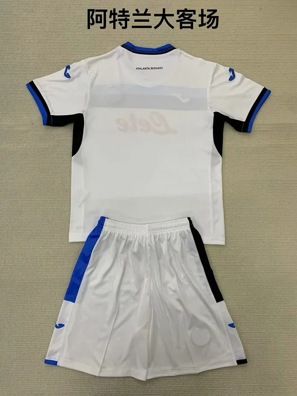 Atalanta 2024/25 Extérieur Ensemble Enfant White