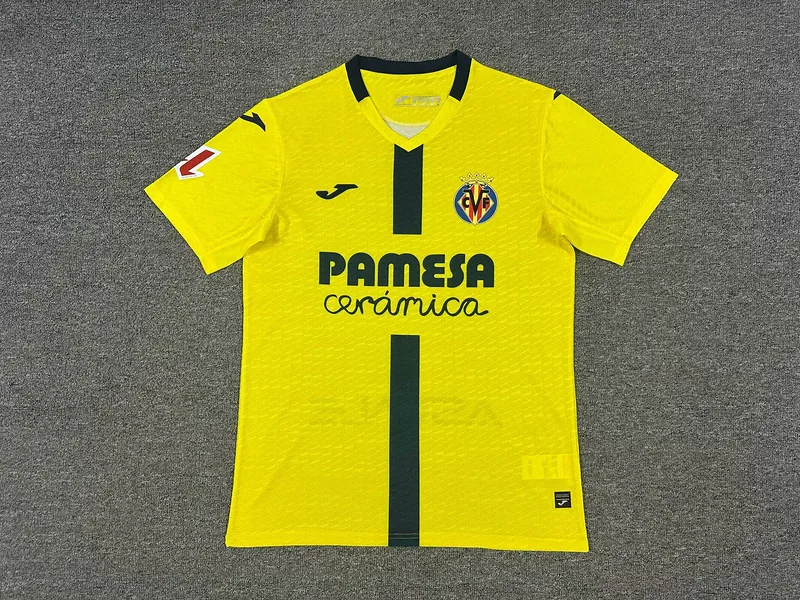 Villarreal 2025/26 Domicile Maillot Manches Courtes