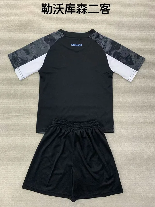 Bayer Leverkusen 2024/25 Third Kids Kit Black