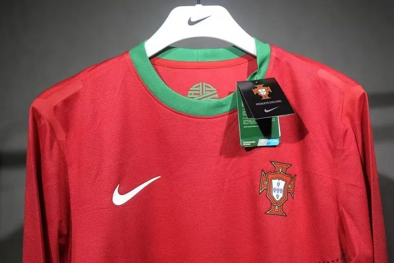 Portugal 2012 Home Shirt Long Sleeve Player Version — 2