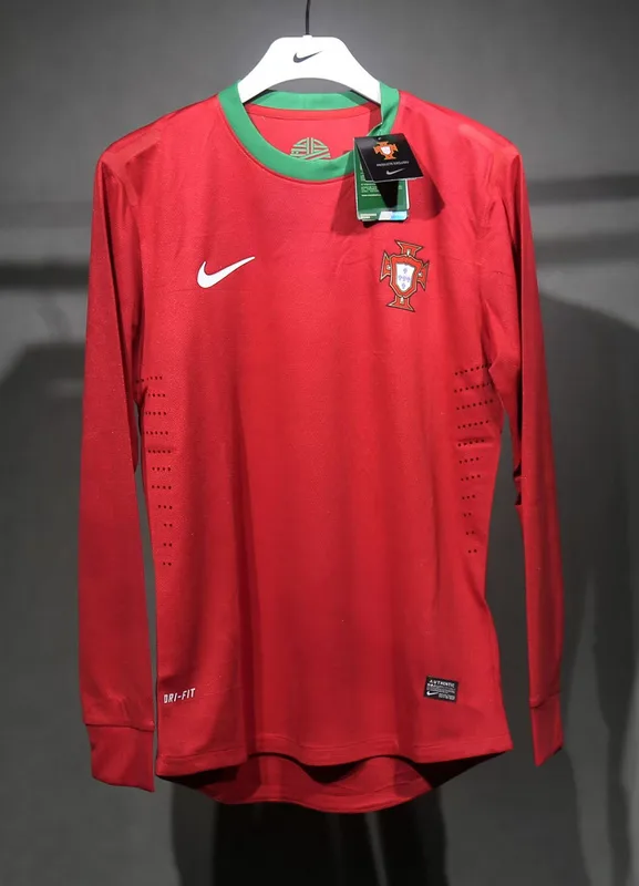 Portugal 2012 Home Shirt Long Sleeve Player Version