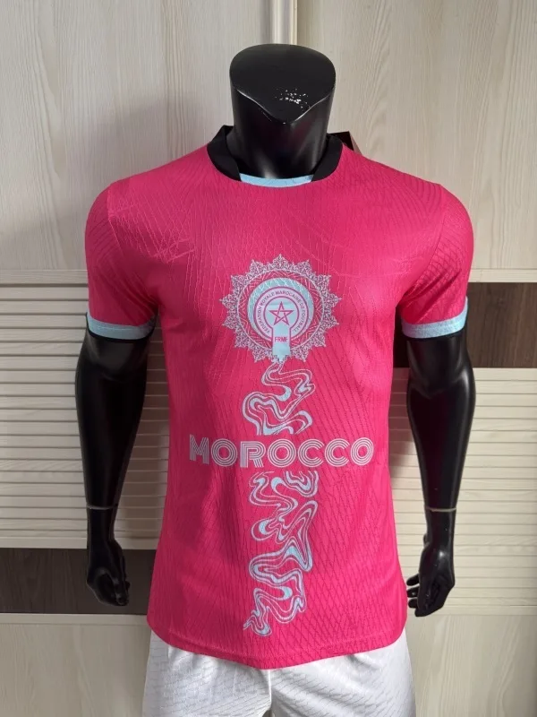 Morocco 2025/26 Shirt Player Version Pink