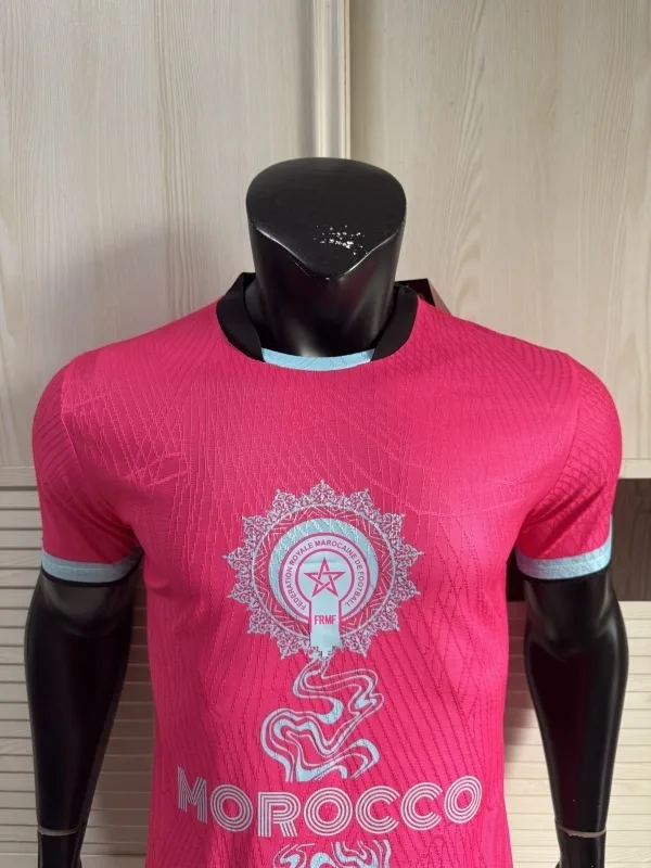 Morocco 2025/26 Shirt Player Version Pink — 2
