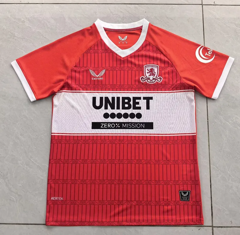 Middlesbrough 2025/26 Primera Equipación Camiseta — 2