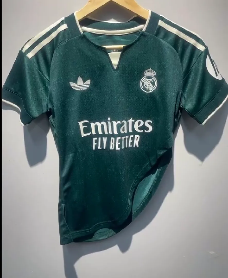 Real Madrid 2026/27 Segunda Equipación Camiseta de Mujer Green — 2