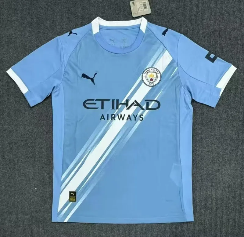 Manchester City 2025/26 Home Shirt Short Sleeve