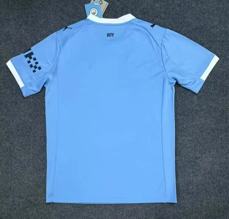 Manchester City 2025/26 Home Shirt Short Sleeve — 2