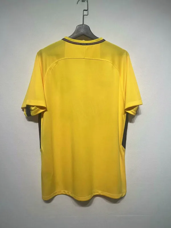 Paris Saint-Germain 2017/18 Away Shirt Yellow