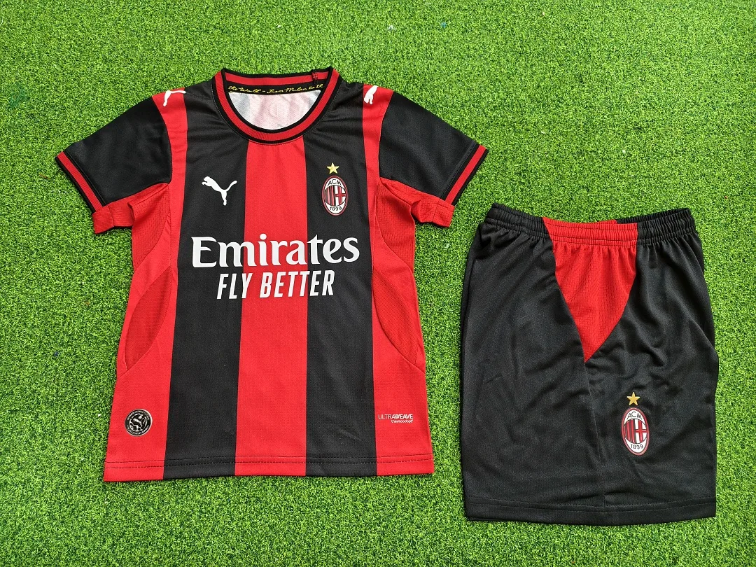 AC Milan 2026/27 Home Kids Kit Player Version