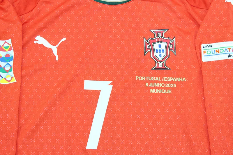Portugal 2025 Maillot Manches Longues — 2