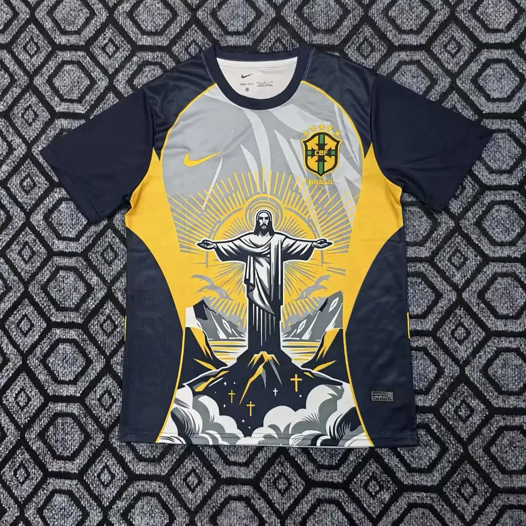Brazil 2025/26 Shirt Short Sleeve Special Edition Yellow — 1