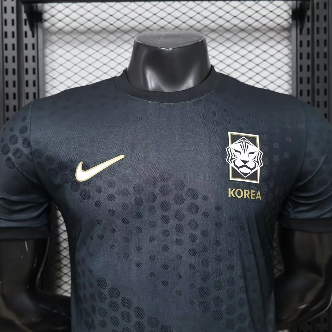 South Korea 2026 Shirt Player Version Black — 2