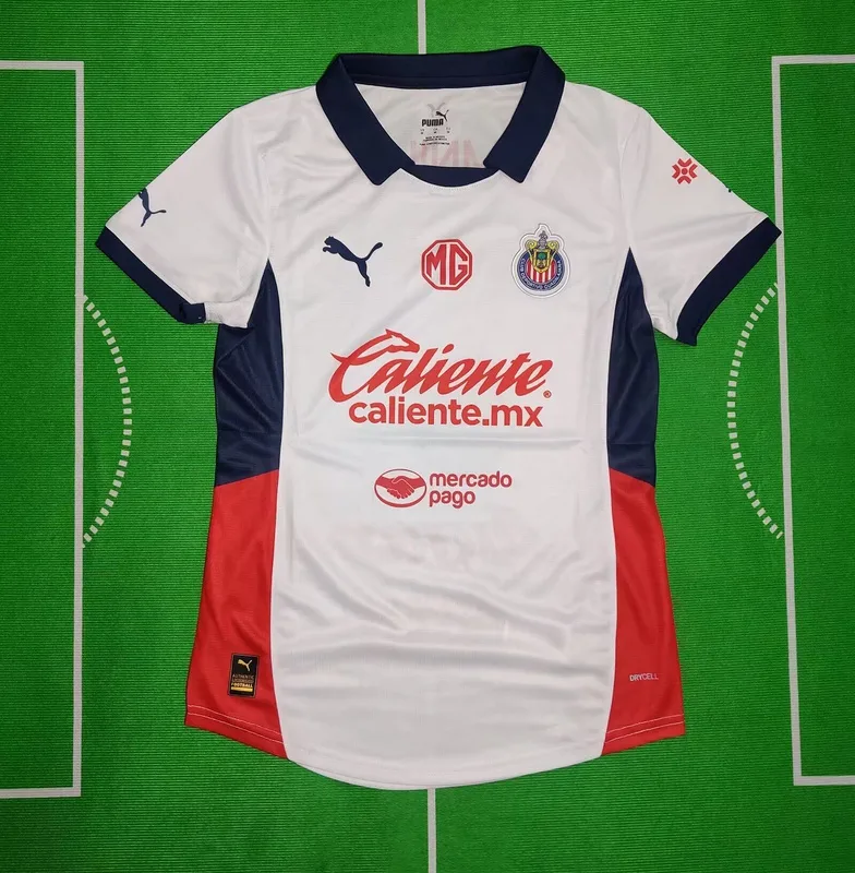 Chivas Guadalajara 2024/25 Away Women's Shirt White — 2