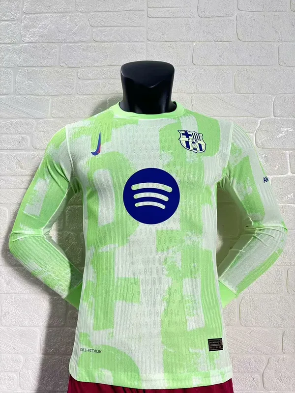 Barcelona 2024/25 Third Shirt Long Sleeve Player Version — 1