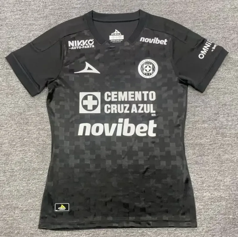 Cruz Azul 2025/26 Third Women's Shirt Black — 2