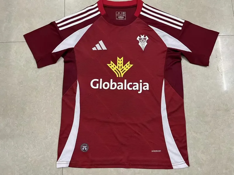 Albacete 2024/25 Auswärts Trikot Kurzarm Red
