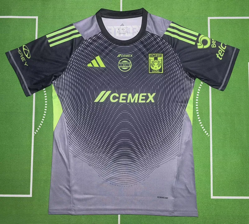 Tigres UANL 2025/26 Maillot Manches Courtes Grey — 2