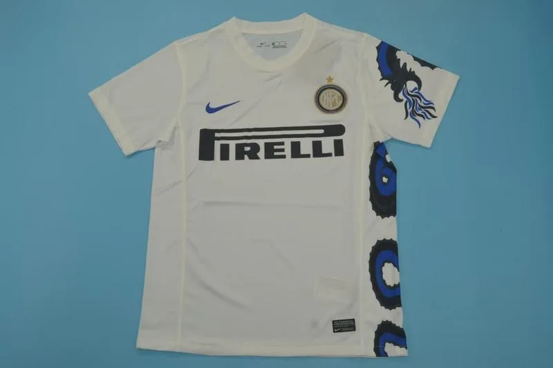 Inter Milan 2010/11 Away Shirt White — 2