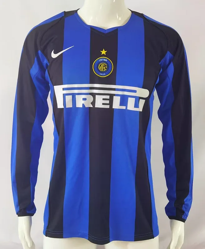 Inter Milan 2004/05 Home Shirt Long Sleeve — 2