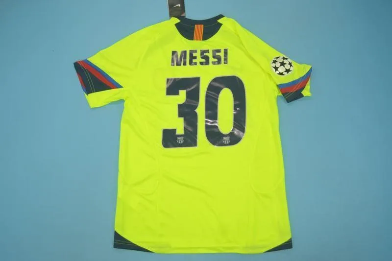 Barcelona 2005/06 Away Shirt Green — 1