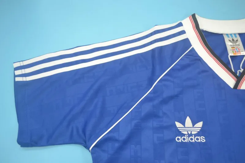 Manchester United 1988/90 Auswärts Trikot Blue