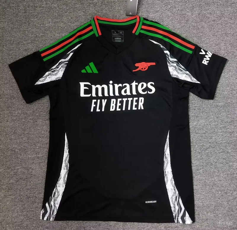 Arsenal 2024/25 Away Shirt Short Sleeve Black — 1
