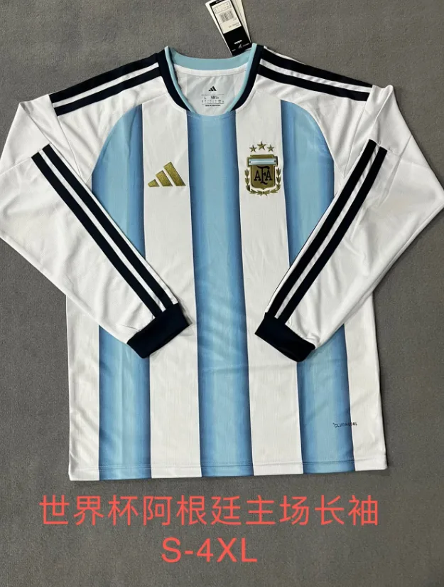 Argentinien 2026 Heim Trikot Langarm — 1