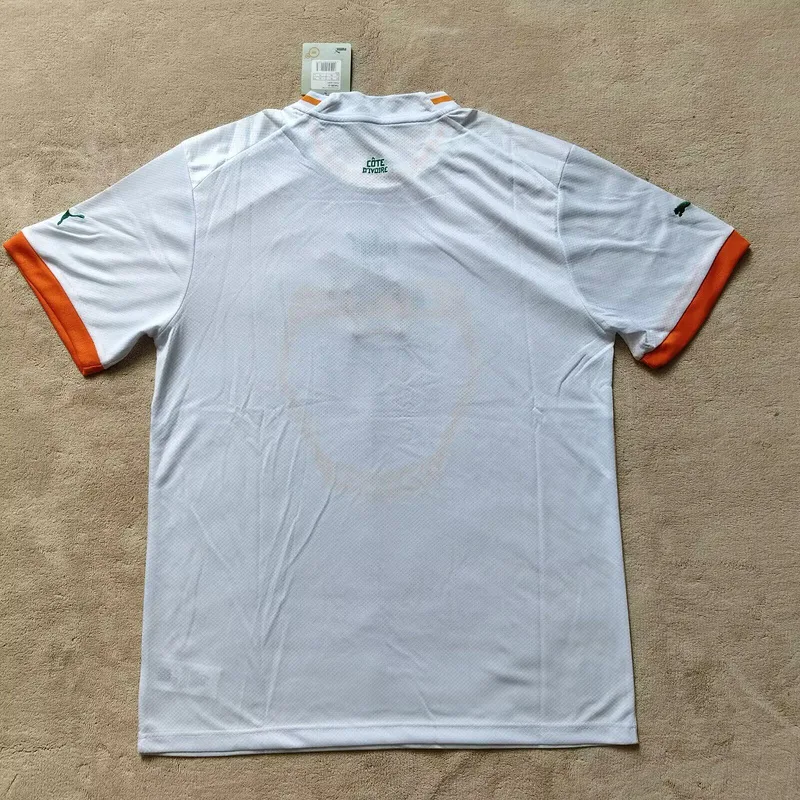 Ivory Coast 2024/25 Away Shirt Short Sleeve White