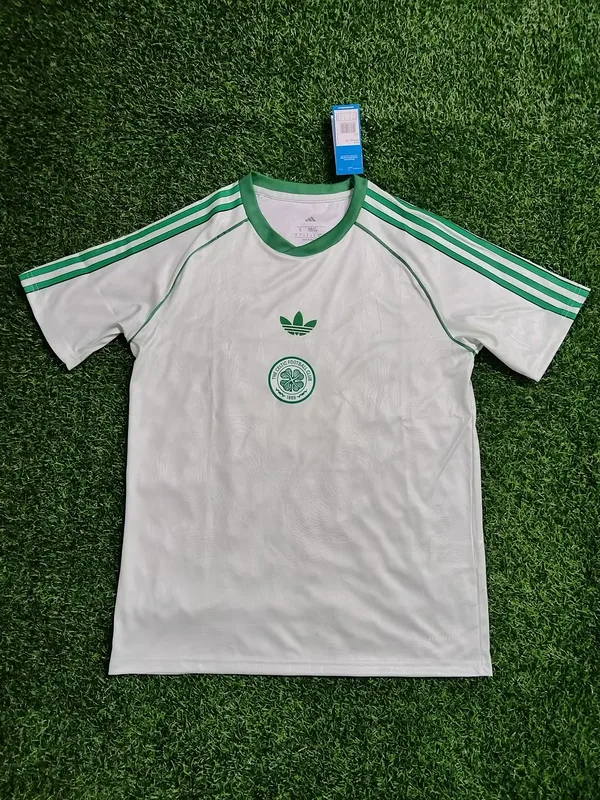 Celtic 2025/26 Shirt Short Sleeve Special Edition White