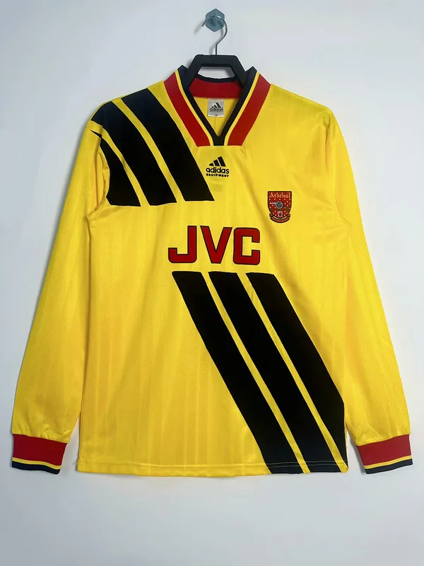 Arsenal 1993/94 Auswärts Trikot Langarm Yellow — 1