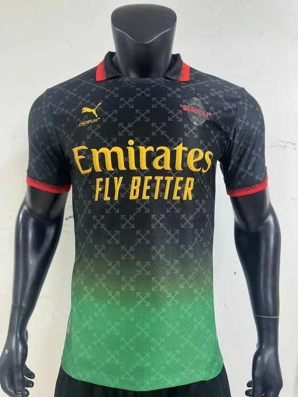 AC Milan Shirt Player Version Black