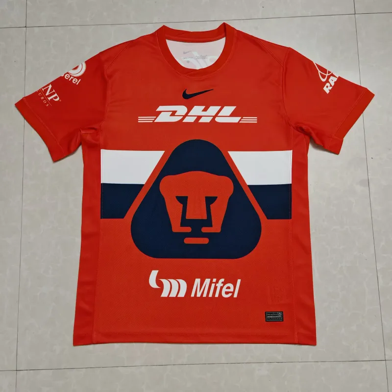 Pumas UNAM 2025/26 Goalkeeper Shirt Player Version Orange — 2