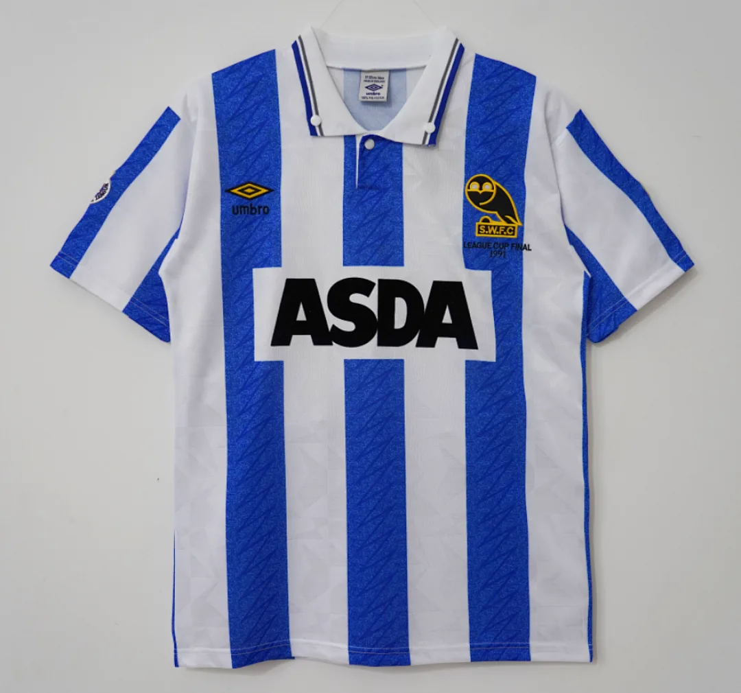 Sheffield Wednesday 1991 Maillot