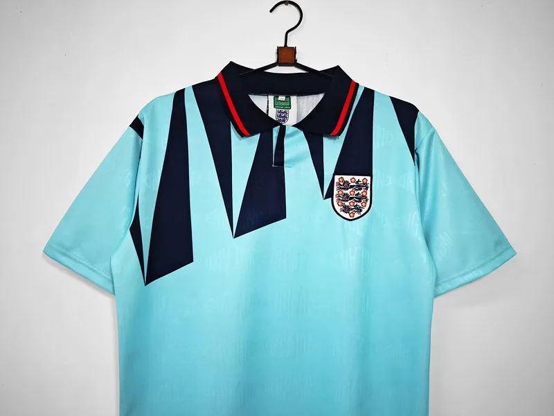 England 1992 Third Shirt Blue — 2