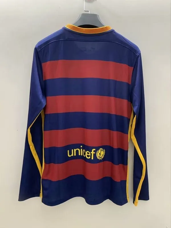 Barcelona 2015/16 Home Shirt Long Sleeve — 1