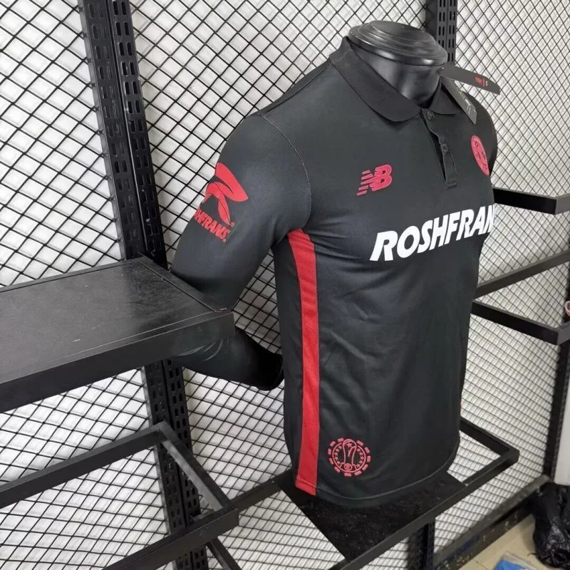 Toluca 2025/26 Third Shirt Long Sleeve Player Version Black