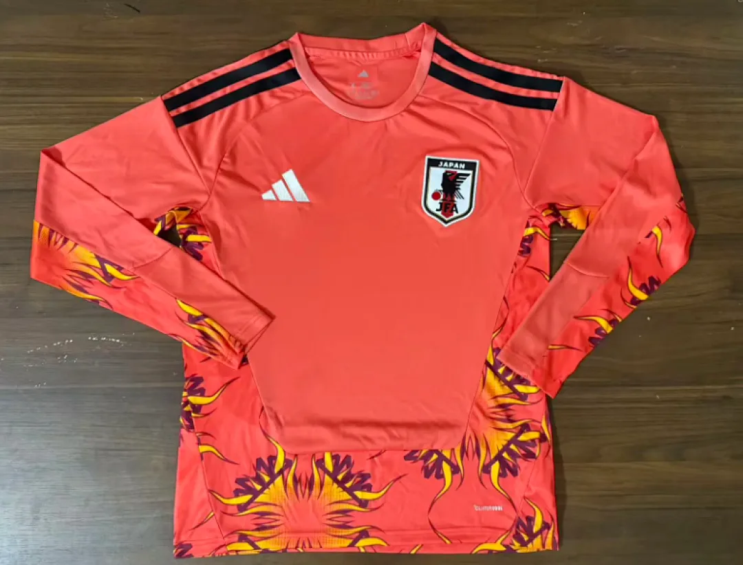 Japan 2026 Goalkeeper Shirt Long Sleeve Red — 2