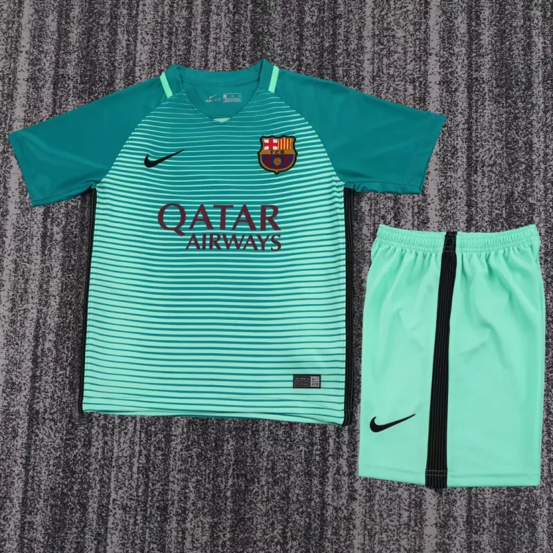 Barcelona 2016/17 Third Kids Kit — 1