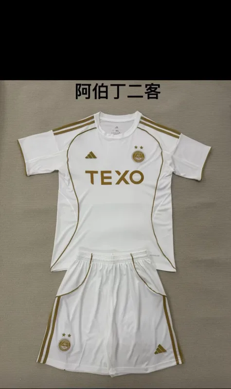 Aberdeen 2025/26 Third Kids Kit — 2