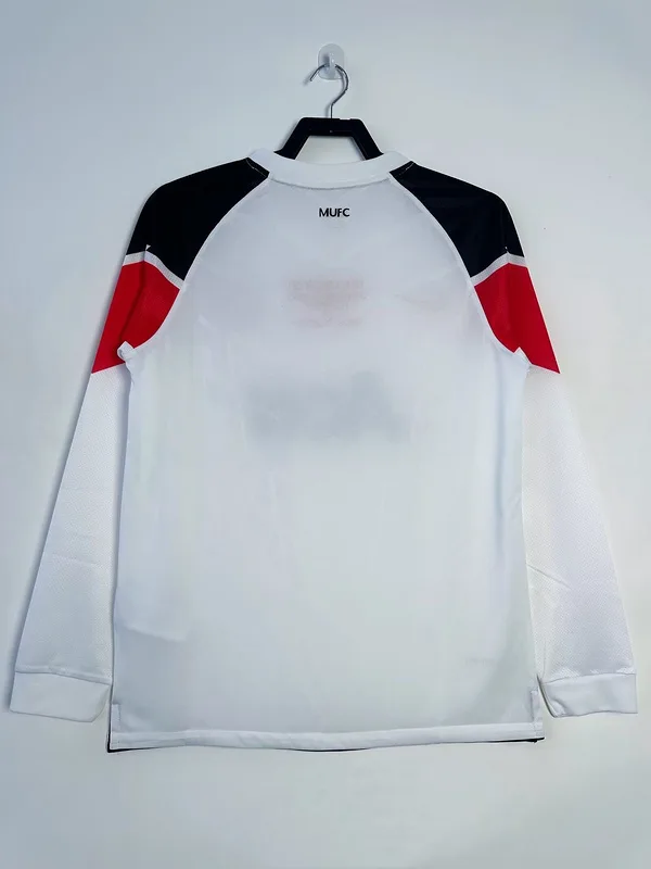 Manchester United 2010/11 Shirt Long Sleeve White Champions League — 2