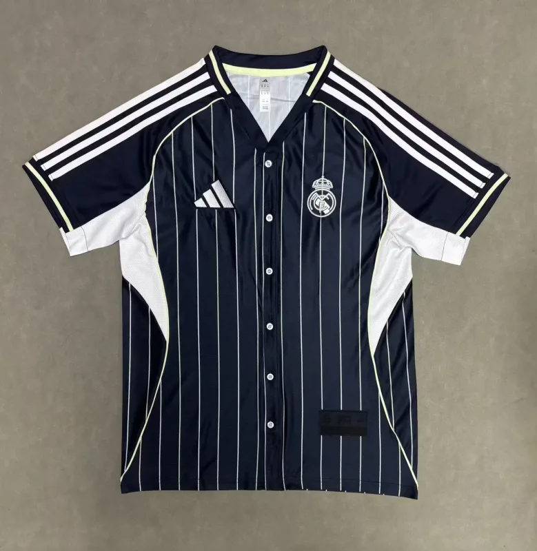 Real Madrid 2025/26 Camiseta Blue Baseball — 2