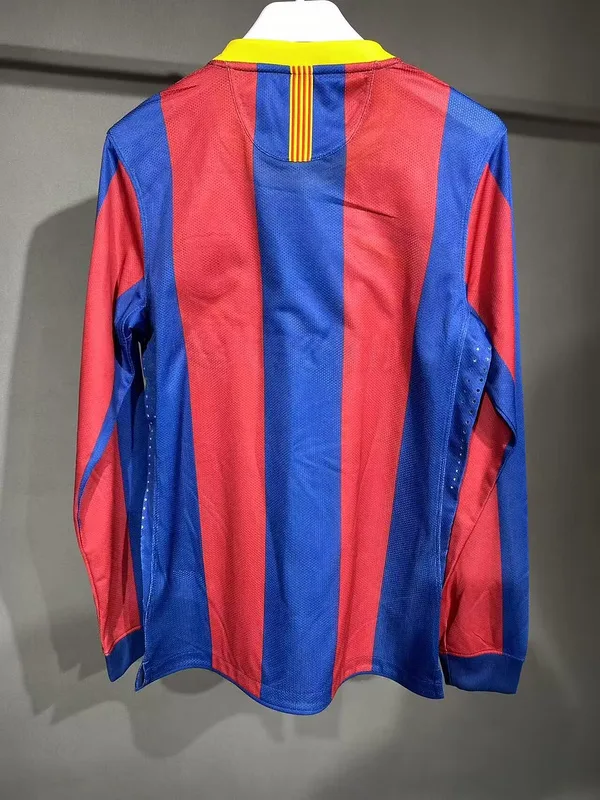Barcelona 2010/11 Home Shirt Long Sleeve Player Version — 1